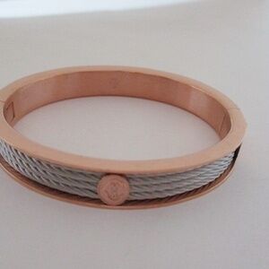 CHARRIOL Silver And Rose Gold Bangle